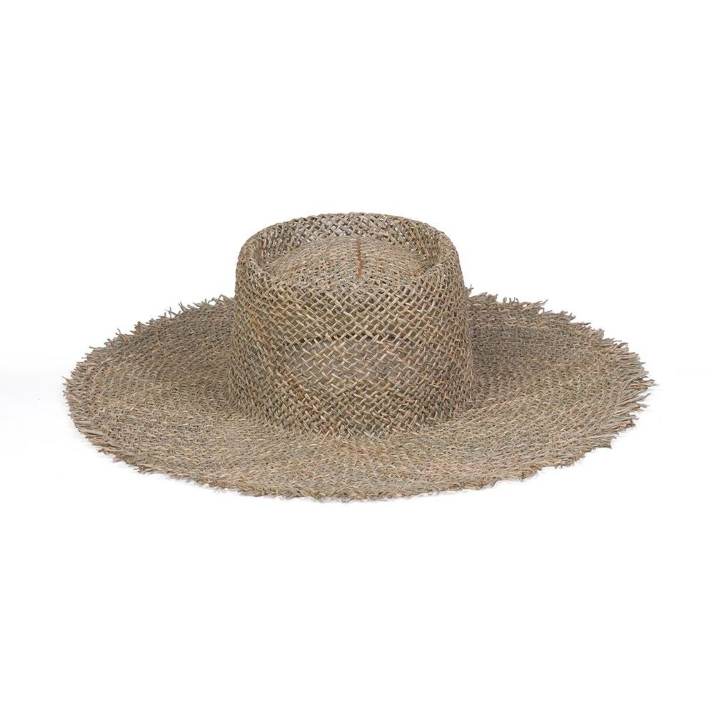 Lack Of Color Natural Straw Wide Brim Sun Hat